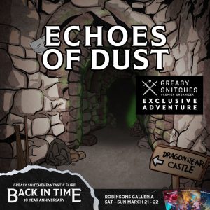 [PAST EVENT] D&D Epic: Echoes of Dust (PO-GS-LTDEP 01-01) @ Fantastic Faire: Back in Time
